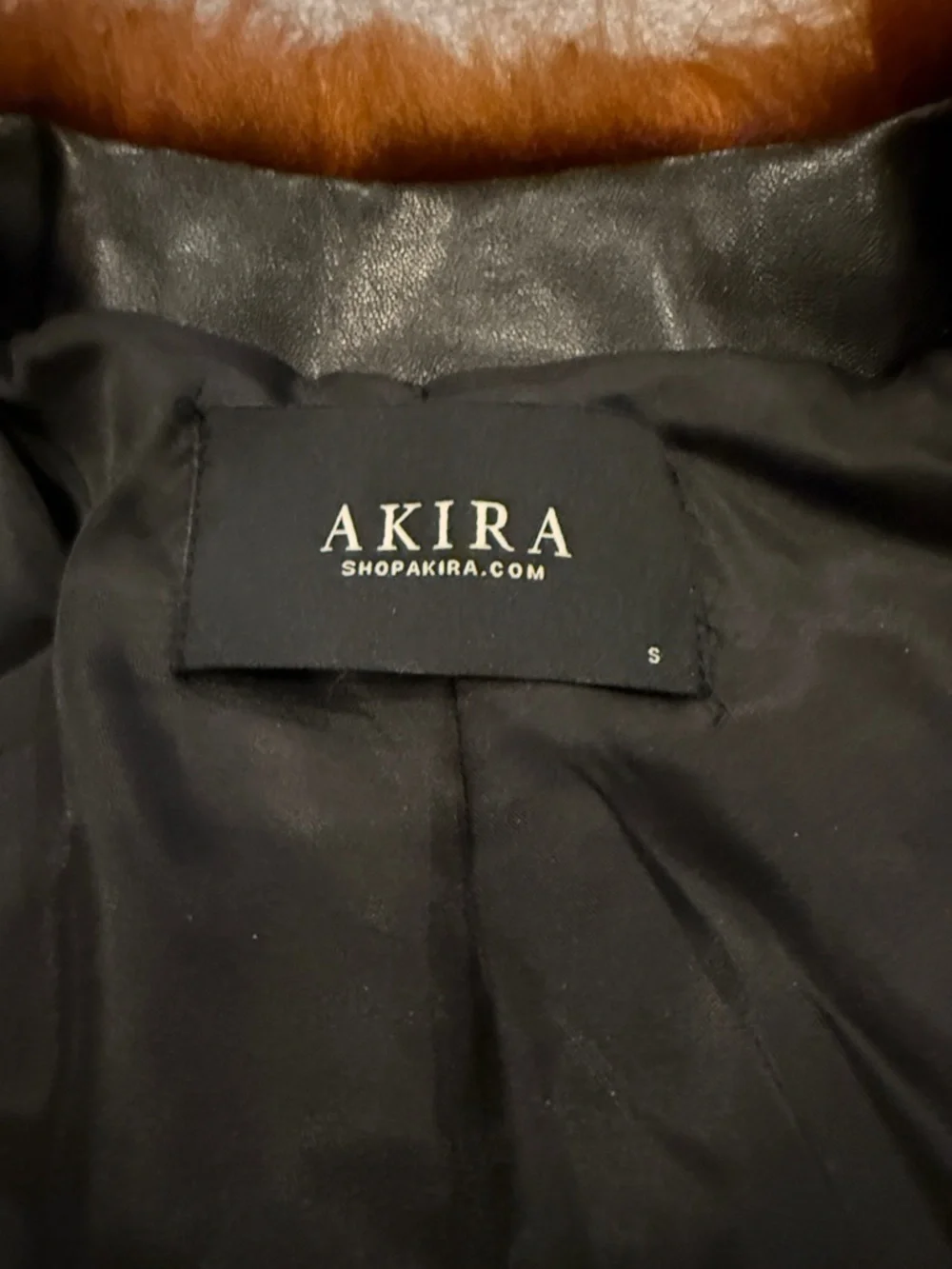 NWOT Akira Multicolor Faux Fur Jacket - Bold Patchwork - Picture 4 of 7